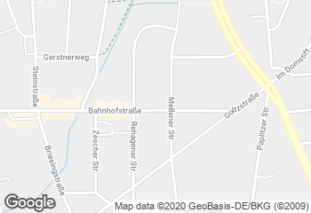 Karte mit Standort von Bäcker Wiedemann GmbH TEMPELHOF-SCHÖNEBERG