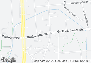 Karte mit Standort von Bäckerei Exner
