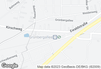 Karte mit Standort von Bäckerei Wahl Berlin Grünbergallee