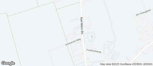 Karte mit Standort von Bäckerei Dreißig GmbH & Co. KG Cafe Großziethen