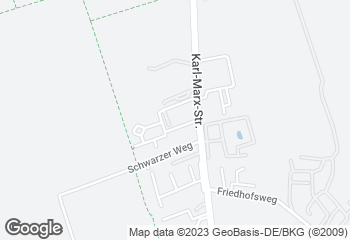 Karte mit Standort von Bäckerei Dreißig GmbH & Co. KG Cafe Großziethen