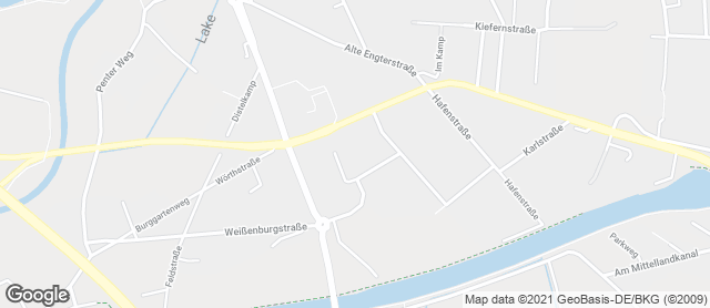 Karte mit Standort von Bäckerei Berelsmann GmbH