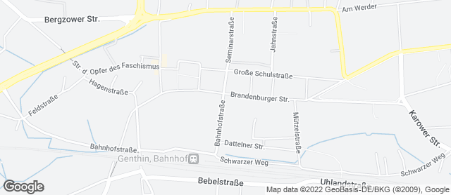 Karte mit Standort von Bäckerei & Konditorei Rode
