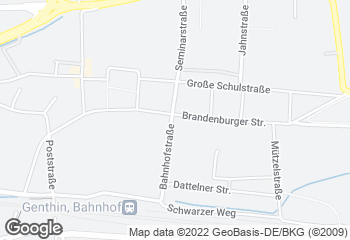 Karte mit Standort von Bäckerei & Konditorei Rode