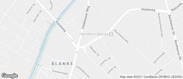 Karte mit Standort von Bäckerei Heuser