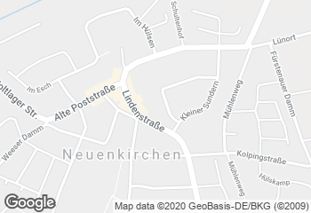 Karte mit Standort von Schulte Bäckerei & Konditorei