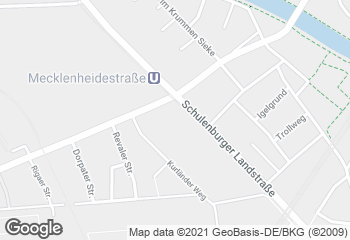 Karte mit Standort von Bäckerei Hanisch