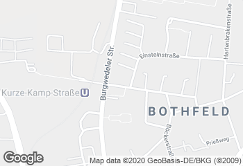 Karte mit Standort von Bosselmann. Die Landbäckerei GmbH  Fachgeschäft Kurze-Kamp-Str.