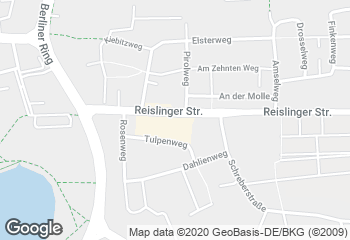 Karte mit Standort von Bäckerei Wohlgemuth