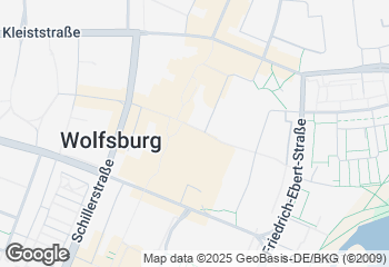 Karte mit Standort von Bäckerei Herbert Meyer und Sohn GmbH Café Magie Wolfsburg