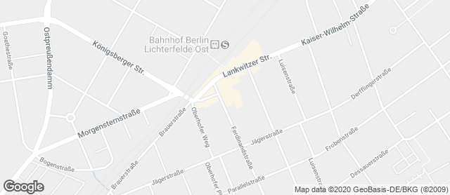 Karte mit Standort von Bäckerei & Konditorei Bernd Lehmann