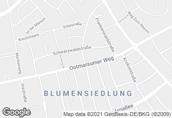 Karte mit Standort von Bäckerei Althoff