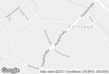 Karte mit Standort von nah&frisch Markt Voltlage