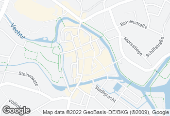 Karte mit Standort von Bäckerei Sundag GmbH & Co. KG / Lieblingsplätzchen Nordhorn