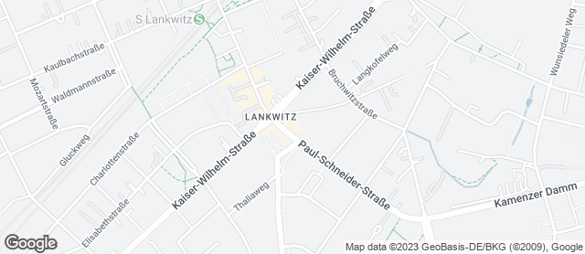 Karte mit Standort von Thoben's Backwaren