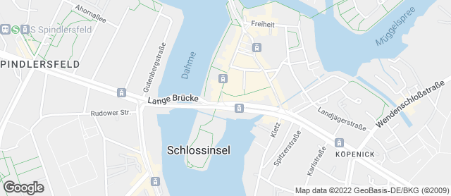Karte mit Standort von Merzdorfer Landbrot Wochenmarkt Köpenick