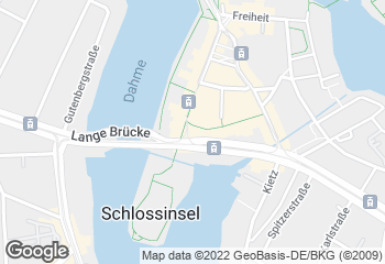 Karte mit Standort von Merzdorfer Landbrot Wochenmarkt Köpenick