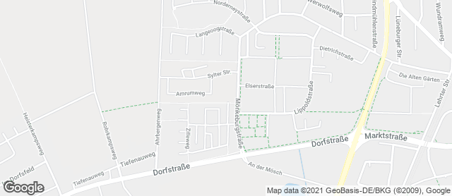 Karte mit Standort von Bäckerei Hanisch