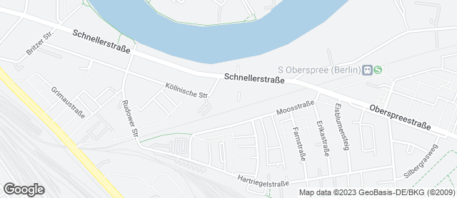 Karte mit Standort von Bäcker Wahl Schöneweide REWE