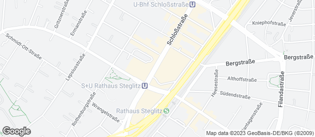 Karte mit Standort von Thoben's Backwaren