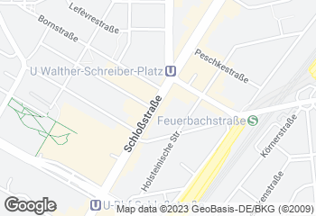 Karte mit Standort von Thoben's Backwaren