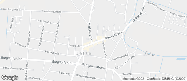 Karte mit Standort von Landbäckerei  Wittig GmbH