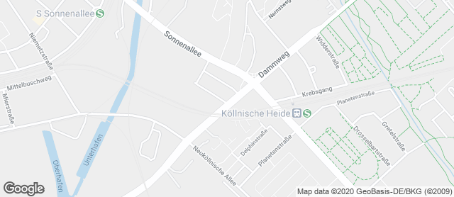 Karte mit Standort von Junge Die Bäckerei. - Neukölln Carree