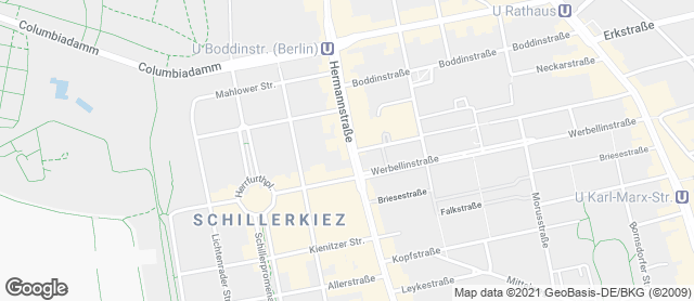 Karte mit Standort von Thoben's Backwaren