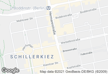 Karte mit Standort von Thoben's Backwaren