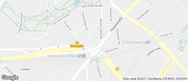 Karte mit Standort von Bäckerei Johann Mayer OHG