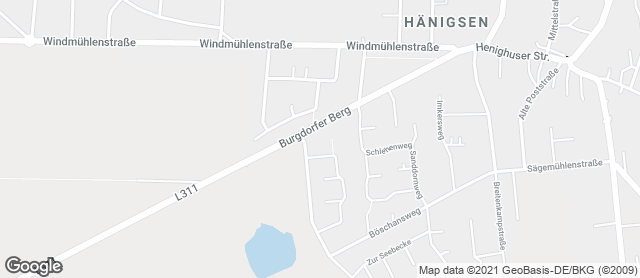 Karte mit Standort von Landbäckerei  Wittig GmbH