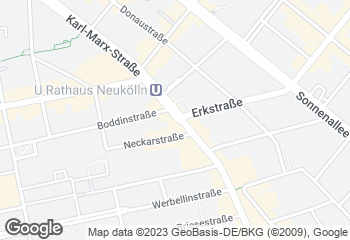 Karte mit Standort von Thoben's Backwaren