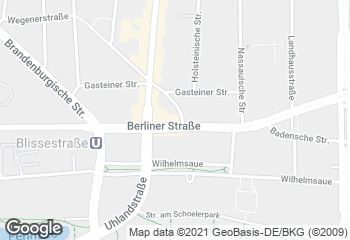 Karte mit Standort von Thoben's Backwaren