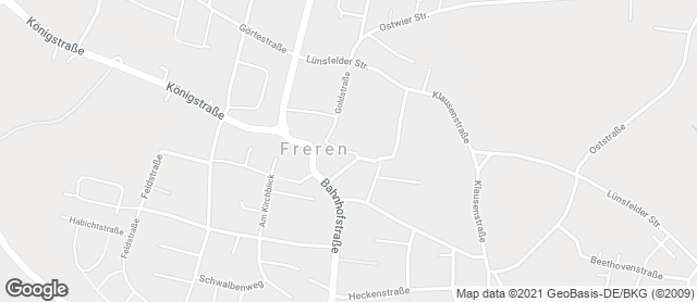 Karte mit Standort von Bäckerei Wintering -Backshop & Café im Markant-Markt