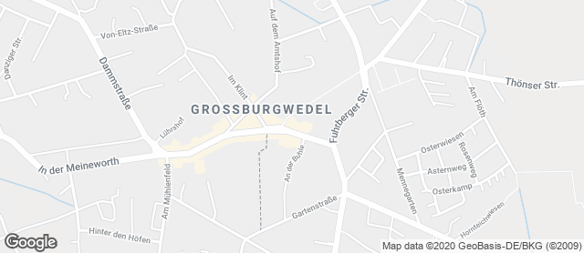 Karte mit Standort von Bosselmann. Die Landbäckerei GmbH  Fachgeschäft Großburgwedel