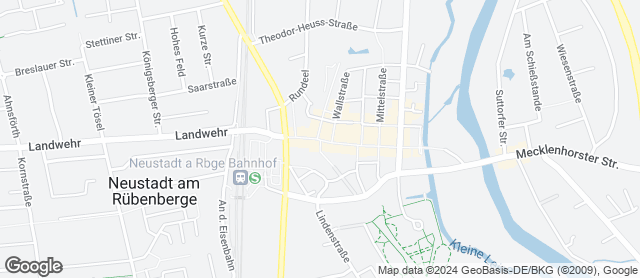 Karte mit Standort von Stadtländer Wochenmarkt Neustadt