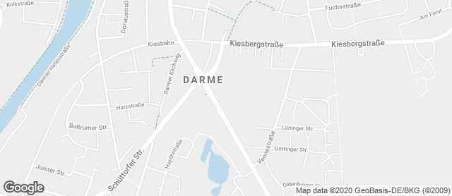 Karte mit Standort von Bäckerei Fehren GmbH (Café/Bistro) im Möbelhaus Berning