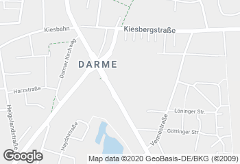 Karte mit Standort von Bäckerei Fehren GmbH (Café/Bistro) im Möbelhaus Berning