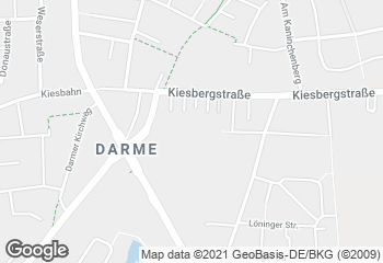 Karte mit Standort von Schäfer's Brotstuben Filiale Rheiner Straße