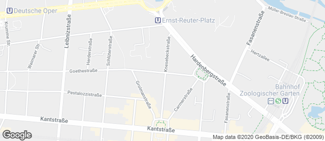 Karte mit Standort von BioBackHaus Leib GmbH Knesebeckstr.