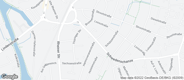 Karte mit Standort von Bäckerei Sundag GmbH & Co. KG / Schwedenschanze Lingen
