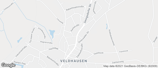 Karte mit Standort von Bäckerei & Konditorei Arends GmbH