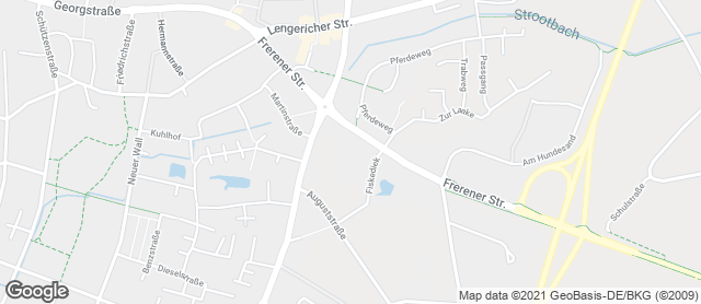 Karte mit Standort von Bäckerei Fehren GmbH (Café/Bistro)
