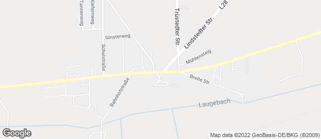 Karte mit Standort von Bäckerei Glatz