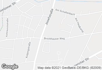Karte mit Standort von Schäfer's Brotstuben Filiale Josefstraße