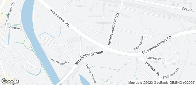 Karte mit Standort von Thoben's Backwaren