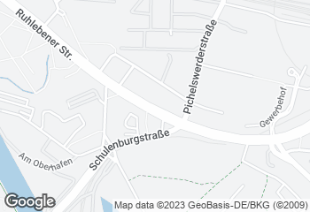 Karte mit Standort von Thoben's Backwaren