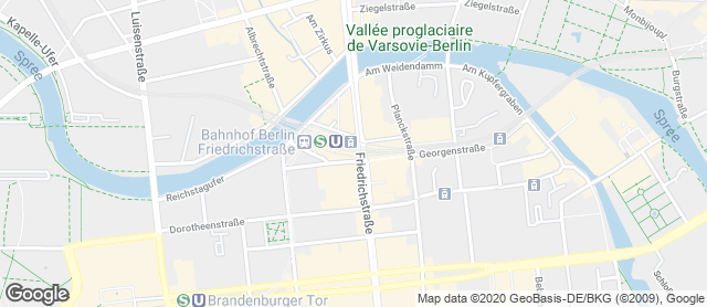 Karte mit Standort von BioBackHaus Leib GmbH Friedrichstr.