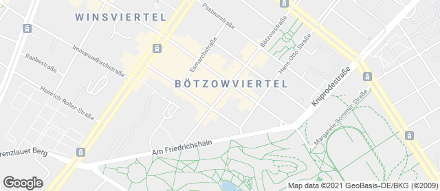 Karte mit Standort von Bäckerei Zessin