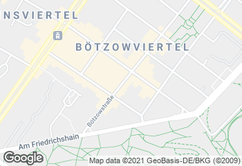 Karte mit Standort von Bäckerei Zessin